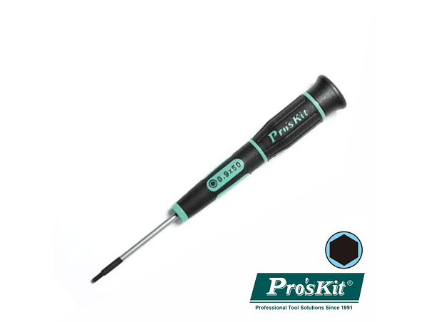 CHAVE HEXAGONAL DE PRECISÃO 0.9X55MM PROSKIT 1