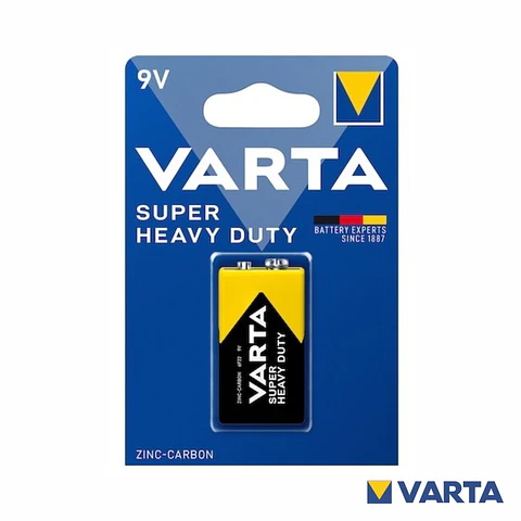 PILHA ZINCO-CARVÃO 9V/6R6 VARTA