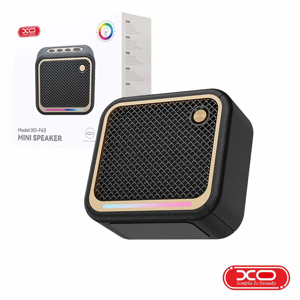 COLUNA BLUETOOTH PORTÁTIL FM/MICRO SD JOY 5W PRETO XO 1