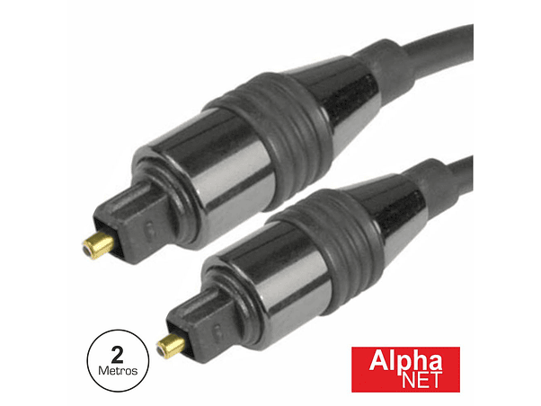 CABO FIBRA ÓPTICA TOSLINK-TOSLINK 2M 1