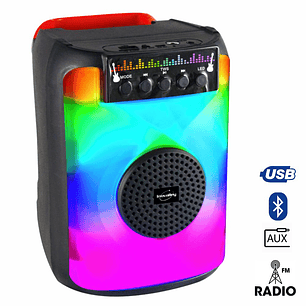 COLUNA BLUETOOTH PORTÁTIL 40W BT/USB/AUX/FM
