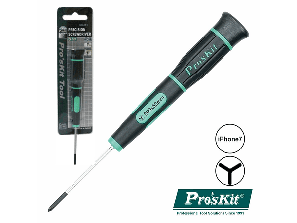 CHAVE TIPO Y DE PRECISÃO 0.6MM PARA IPHONE 7 PROSKIT 1