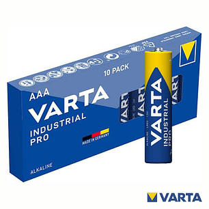 PILHA ALCALINA LR03/AAA 1.5V 10X INDUSTRIAL VARTA