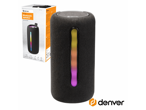 COLUNA BLUETOOTH PORTÁTIL 2X50W FM/AUX/USB/SD/TWS DENVER 1
