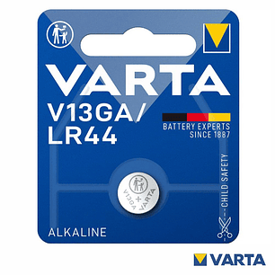 PILHA ALCALINA BOTÃO LR44/AG13/V13GA/A76 1.5V VARTA