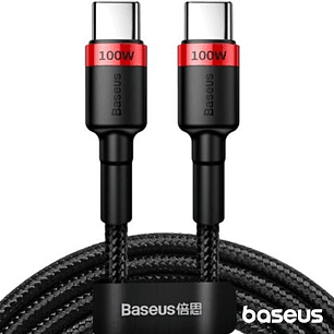 CABO USB-C 2.0 PD MACHO PARA USB-C PD MACHO 5A 2M 100W BASEUS