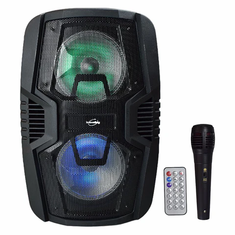 COLUNA BLUETOOTH PORTÁTIL 250W BT/USB/AUX/FM/MICOMSD