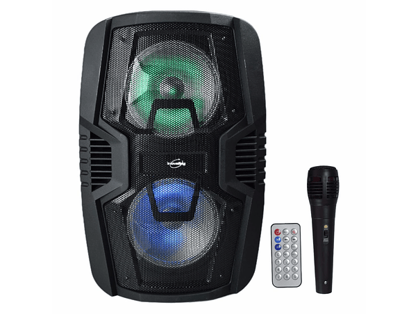 COLUNA BLUETOOTH PORTÁTIL 250W BT/USB/AUX/FM/MICOMSD 1