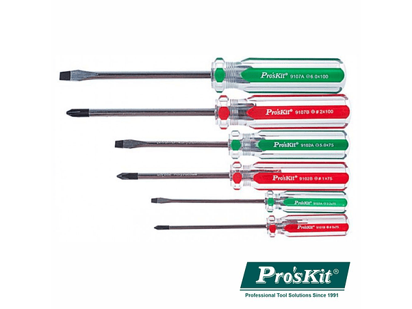 CONJUNTO DE 6 CHAVES FENDASEMPHILIPS PROSKIT 1