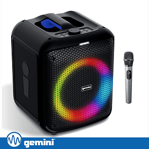 COLUNA BLUETOOTH 100W BT/USB/SD/FM/AUX/TWS IPX5 GEMINI