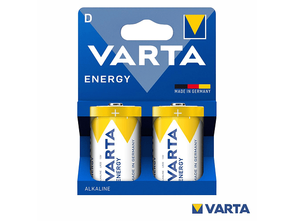PILHA ALCALINA LR20/D 1.5V 2X BLISTER VARTA 1