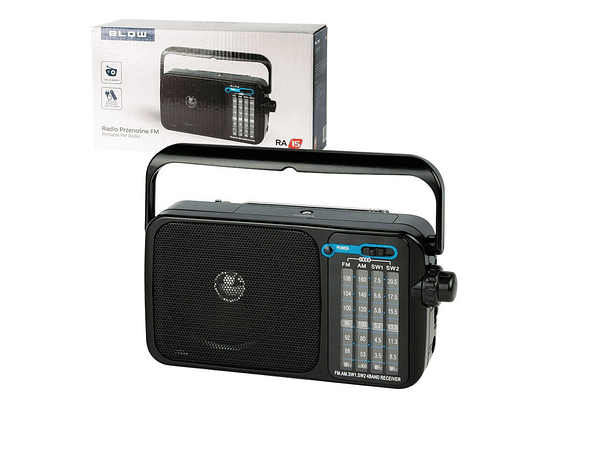 RÁDIO PORTÁTIL AM/FM 230V / PILHAS 1