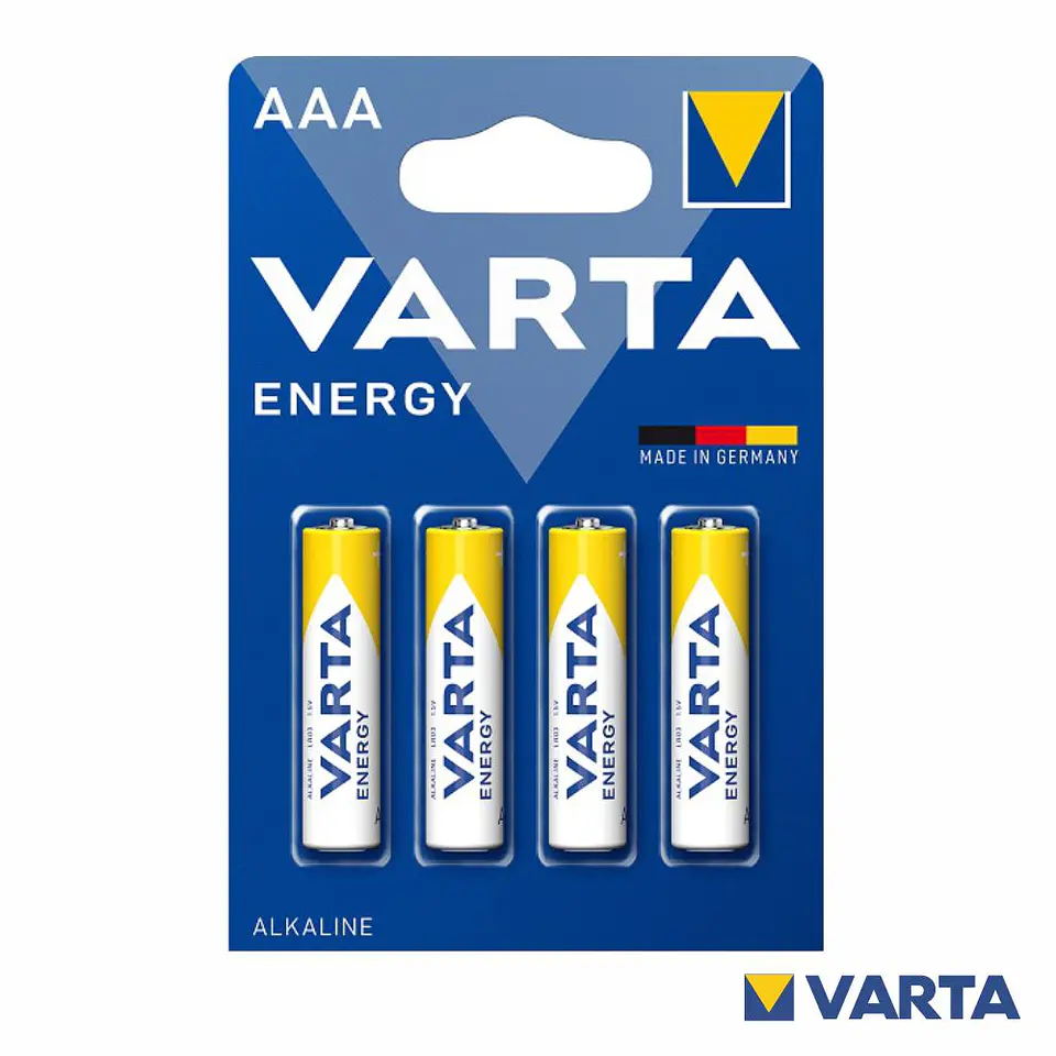 PILHA ALCALINA LR03/AAA 1.5V 4X BLISTER VARTA 1