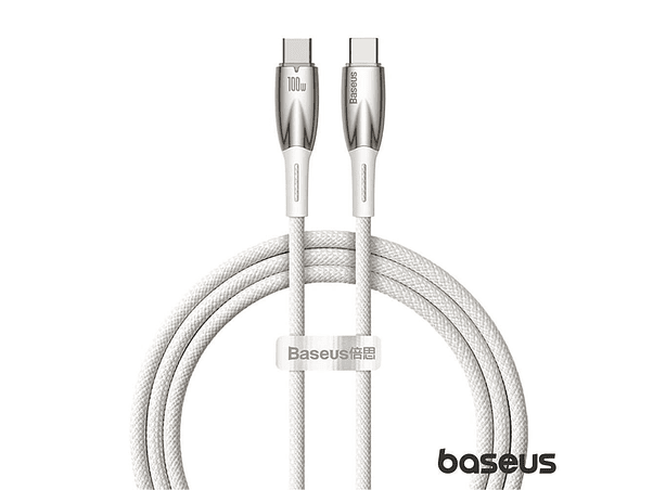 CABO USB-C MACHO PARA USB-C MACHO 100W 1M GLIMMER BASEUS 1