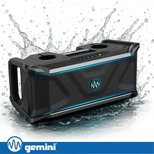 COLUNA BLUETOOTH V5.4 TWS FLUTUANTE 300W IP67 GEMINI