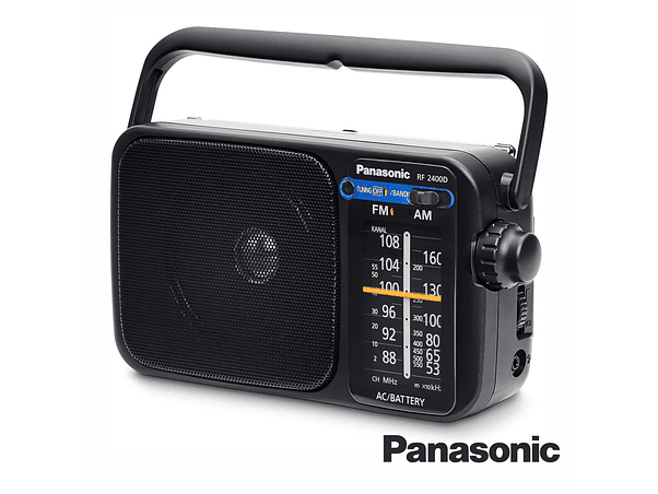 RÁDIO PORTÁTIL AM/FM A PILHAS PANASONIC 1