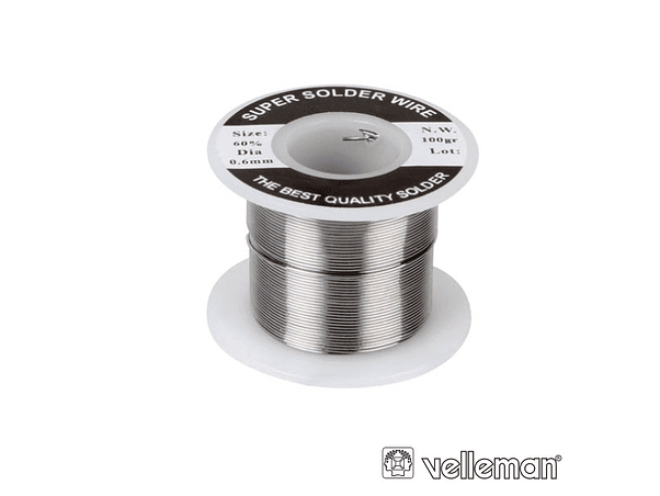 SOLDA 0.6MM 60/40 100G VELLEMAN 1
