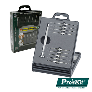 CONJUNTO DE 18 CHAVES DE PRECISÃO PROSKIT