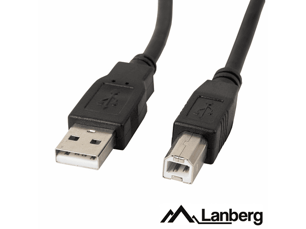 CABO USB-A 2.0 MACHO / USB-B MACHO 3M LANBERG 1