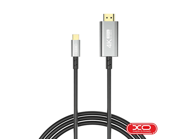 CABO HDMI MACHO / USB-C MACHO 4K 1.8M PRETO XO 1