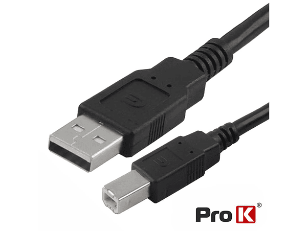 CABO USB-A 2.0 MACHO / USB-B MACHO 0.75M PROK 1