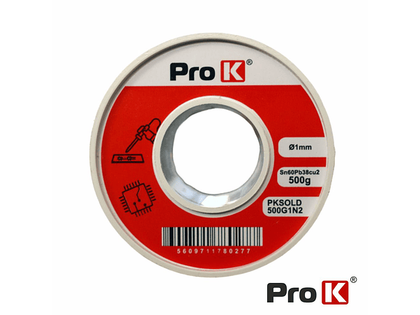SOLDA 1MM SN60PB38CU2 500G PROK 1