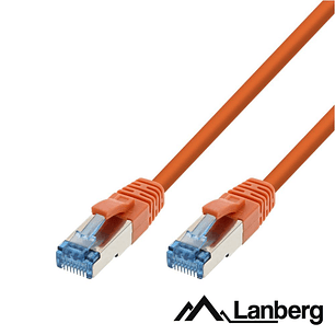 CABO SEMFTP LSZH CAT6A 1.5M LARANJA LANBERG