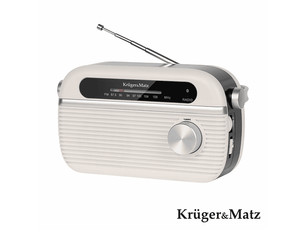 RÁDIO FM PORTÁTIL BLUETOOTH KRUGERMATZ 1