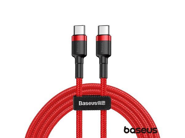 CABO USB-C MACHO PARA USB-C PD QC 2M 60W CAFULE BASEUS 1