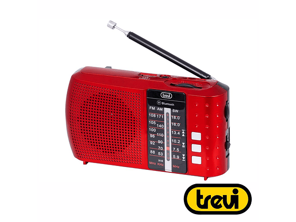 RÁDIO PORTÁTIL AM/FM/SW BT/MICRO SD/ USB TREVI 1