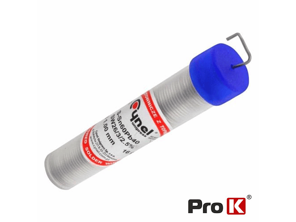 SOLDA 1MM 60/40 16G PROK 1