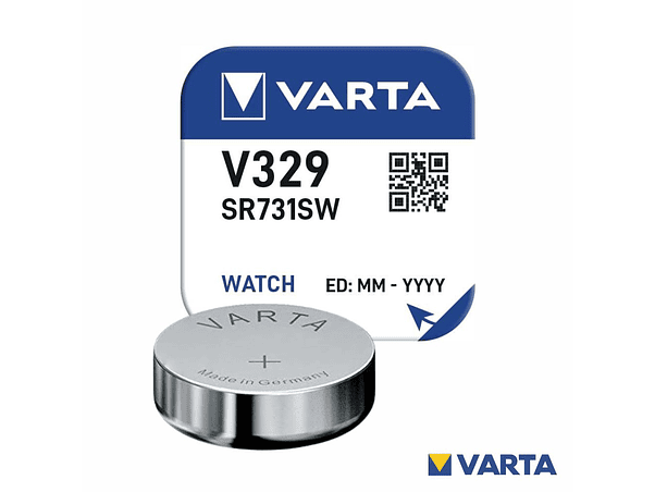 PILHA ÓXIDO PRATA BOTÃO V329/SR731SW 1.55V VARTA 1