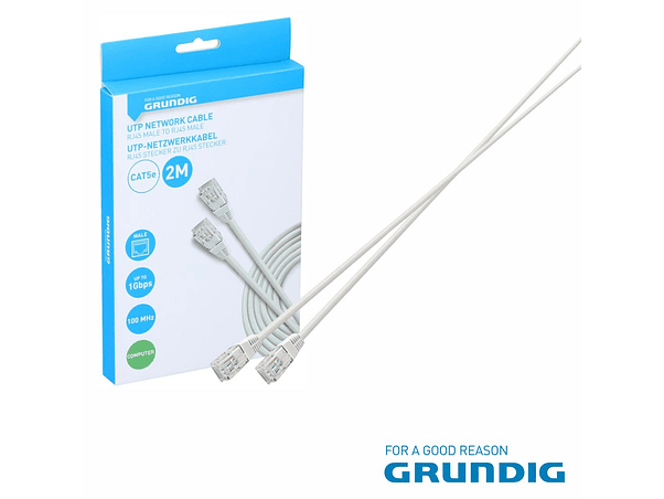 CABO UTP CAT5E 2M BRANCO GRUNDIG 1