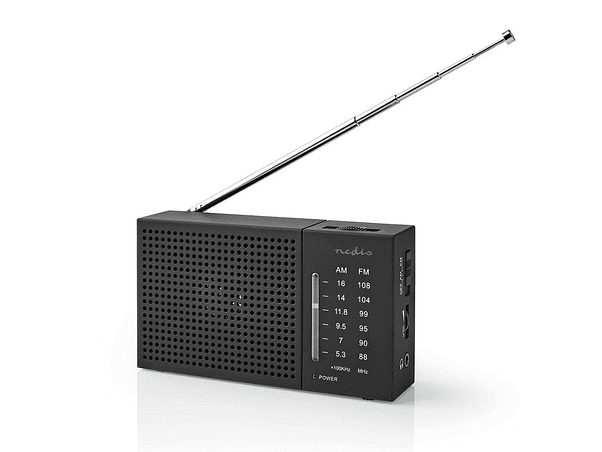 RÁDIO PORTÁTIL AM/FM DE BOLSO 1.5W A PILHAS 1