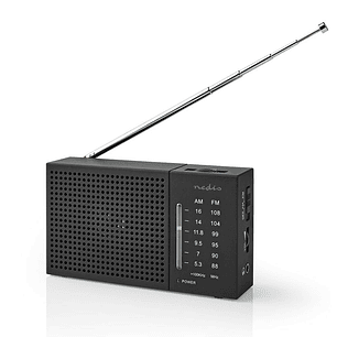 RÁDIO PORTÁTIL AM/FM DE BOLSO 1.5W A PILHAS
