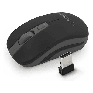 RATO ÓPTICO 800/1200/1600 DPI SEM FIOS 2.4GHZ PRETO/CINZENTO