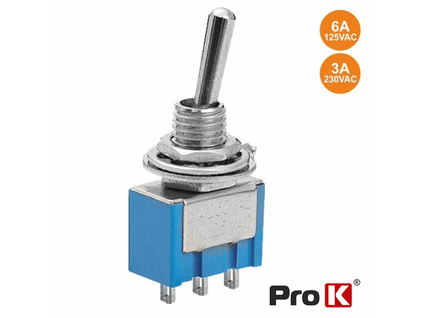 INTERRUPTOR ALAVANCA MINIATURA ON-OFF-ON PROK 1