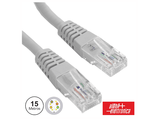 CABO UTP CAT5E CINZA 15M 1