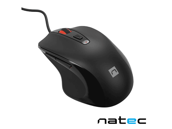RATO ÓPTICO COM FIOS 4000DPI USB PRETO NATEC 1