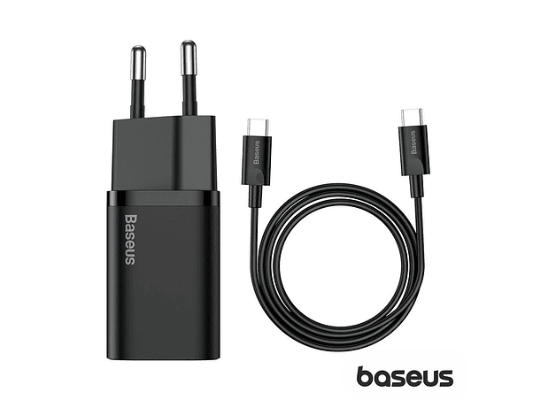 ALIMENTADOR COMUTADO 25W SUPER SI + CABO USB-C BASEUS 1