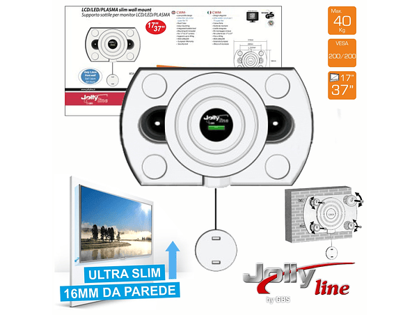 SUPORTE LCD/PLASMA 17/37