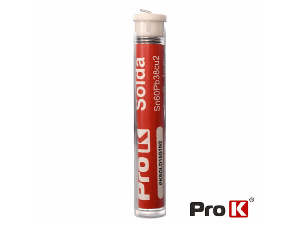 SOLDA 1MM SN60PB38CU2 15G PROK 1