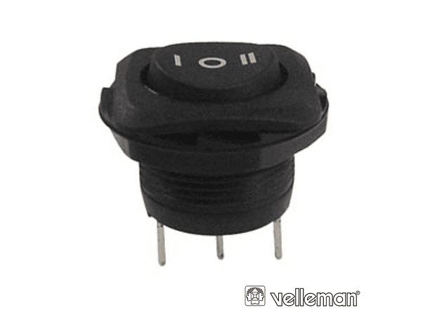 INTERRUPTOR BASCULANTE 5A-250V SPDT ON-OFF-ON VELLEMAN 1