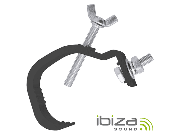 GANCHOS PARA PROJETORES FORMA G PRETO 20KG IBIZA 1