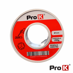 SOLDA 1MM SN60PB38CU2 250G PROK