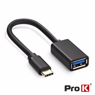 CABO ADAPTADOR USB-C 3.0 MACHO/USB-A FÊMEA OTG PROK