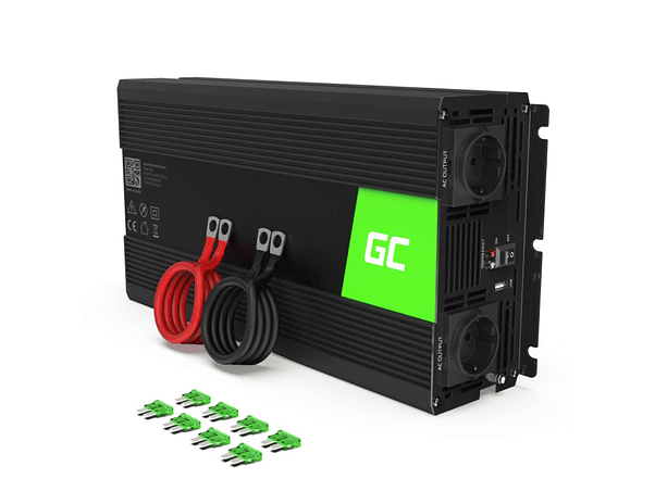 CONVERSOR 24V-230V 1500W ONDA PURA GREEN CELL 1