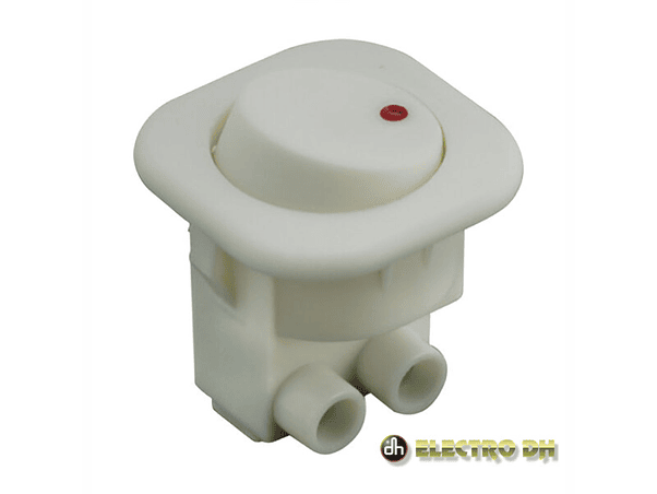 INTERRUPTOR BASCULANTE ON-OFF BRANCO EDH 1