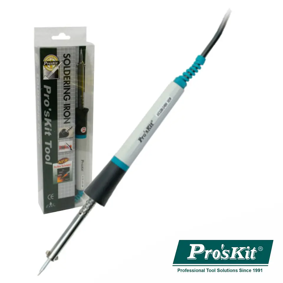 FERRO DE SOLDAR 30W RESISTÊNCIA CERÂMICA PONTA EXTRA PROSKIT 1