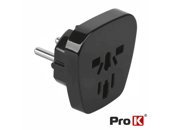 FICHA ADAPTADORA VIAGEM UNIVERSAL PRETO PROK 1